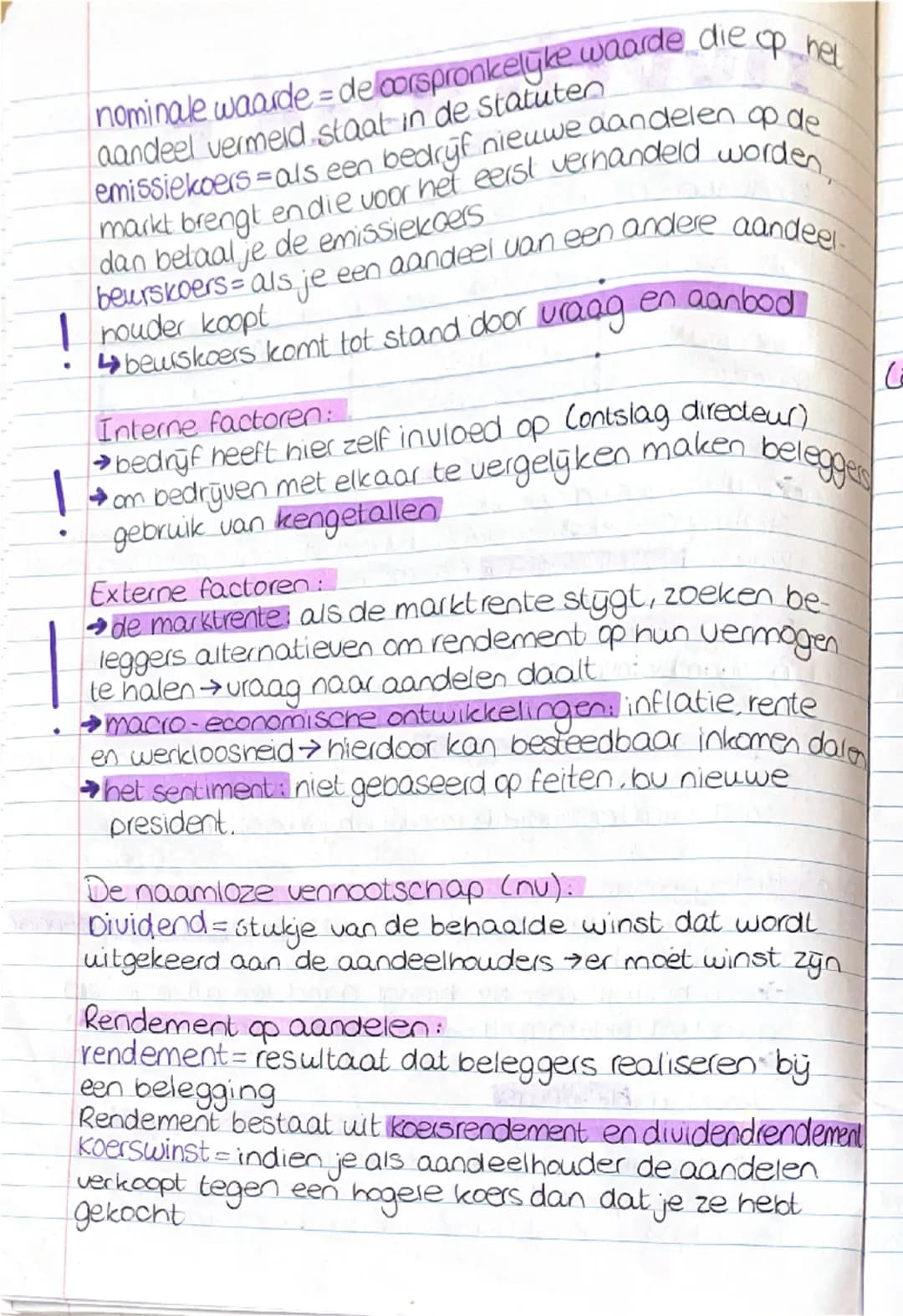 HOOFDSEUR Beliggen
Interest = het percentage dat (meestal jaarlyks) over
spaargeld wordt ontvangen.
Rendement = ontvangen geld in verhouding