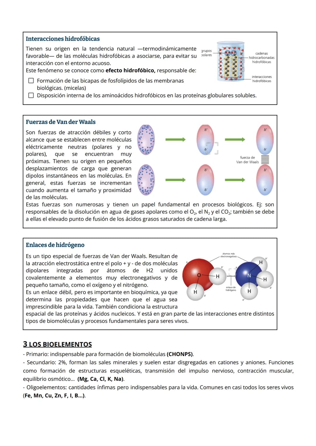 <h2>Los Enlaces Químicos en Biología</h2>
<h3>Enlaces Intramoleculares</h3>
<p>Los átomos se unen para lograr su configuración electrónica