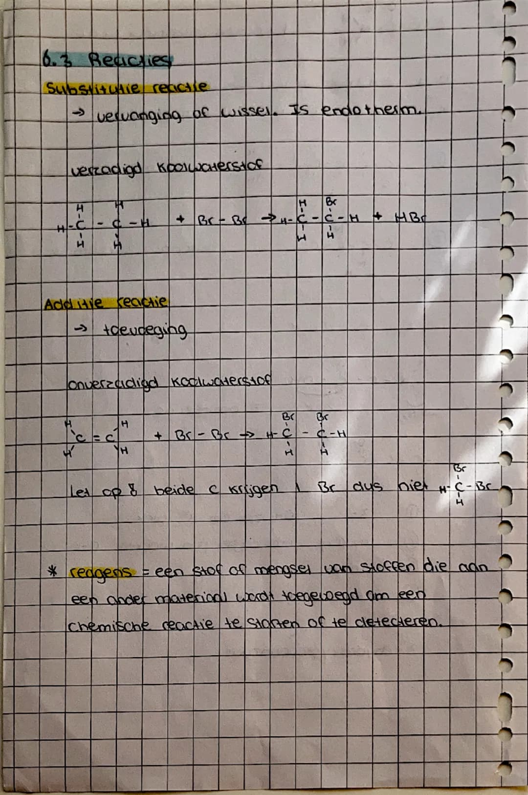 # Scheikunde
Hoofdsluk 6
6. Alkanen en onkenen
* organisone chemie/koolstof chemie =
chemie die
zich bezighoudt met het bestuderen van ko