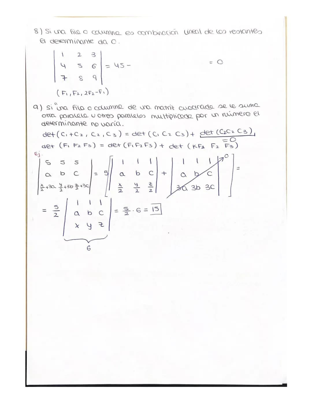 T.2.
# determinantes
se calculan en matrices cucdrados y da un númere.
det+ (A)
(A)
determinante de A.
Determinante de orden 2.
A=
$
\be