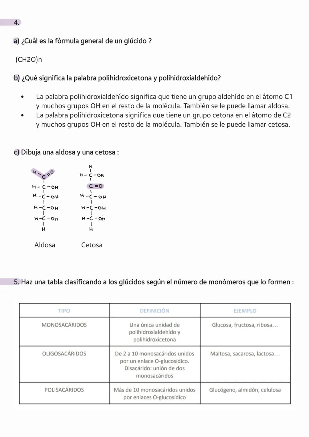 # LOS
## GLÚCIDOS
Angelina Dosinchuk 1CTA # 1. INTRODUCCIÓN
22.02.2023
Las biomoléculas orgánicas tienen una estructura central o esquelet