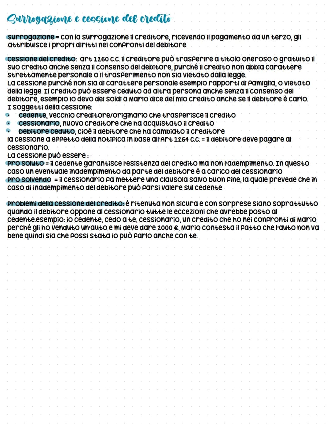 # Le Obbligazioni
I diritti soggettivi si dividono in diritti assoluti e diritti relativi, obbligazioni-Diritti relativi
Dei diritti relati