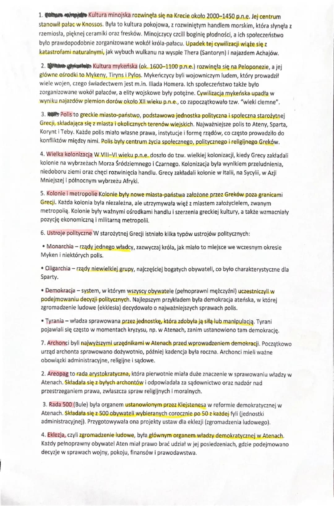 1. napja Kultura minojska rozwinęła się na Krecie około 2000-1450 p.n.e. Jej centrum
stanowił pałac w Knossos. Była to kultura pokojowa, z r