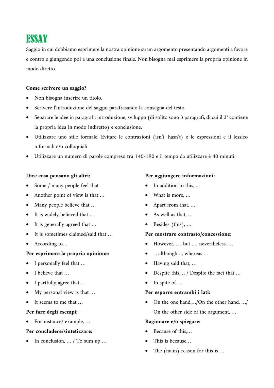# PHRASAL VERBS
* GET ON - salire;
* GET ON WITH - continuare con;
* GET BACK - tornare indietro;
* GET ABOUT - capire;
* GET ACR