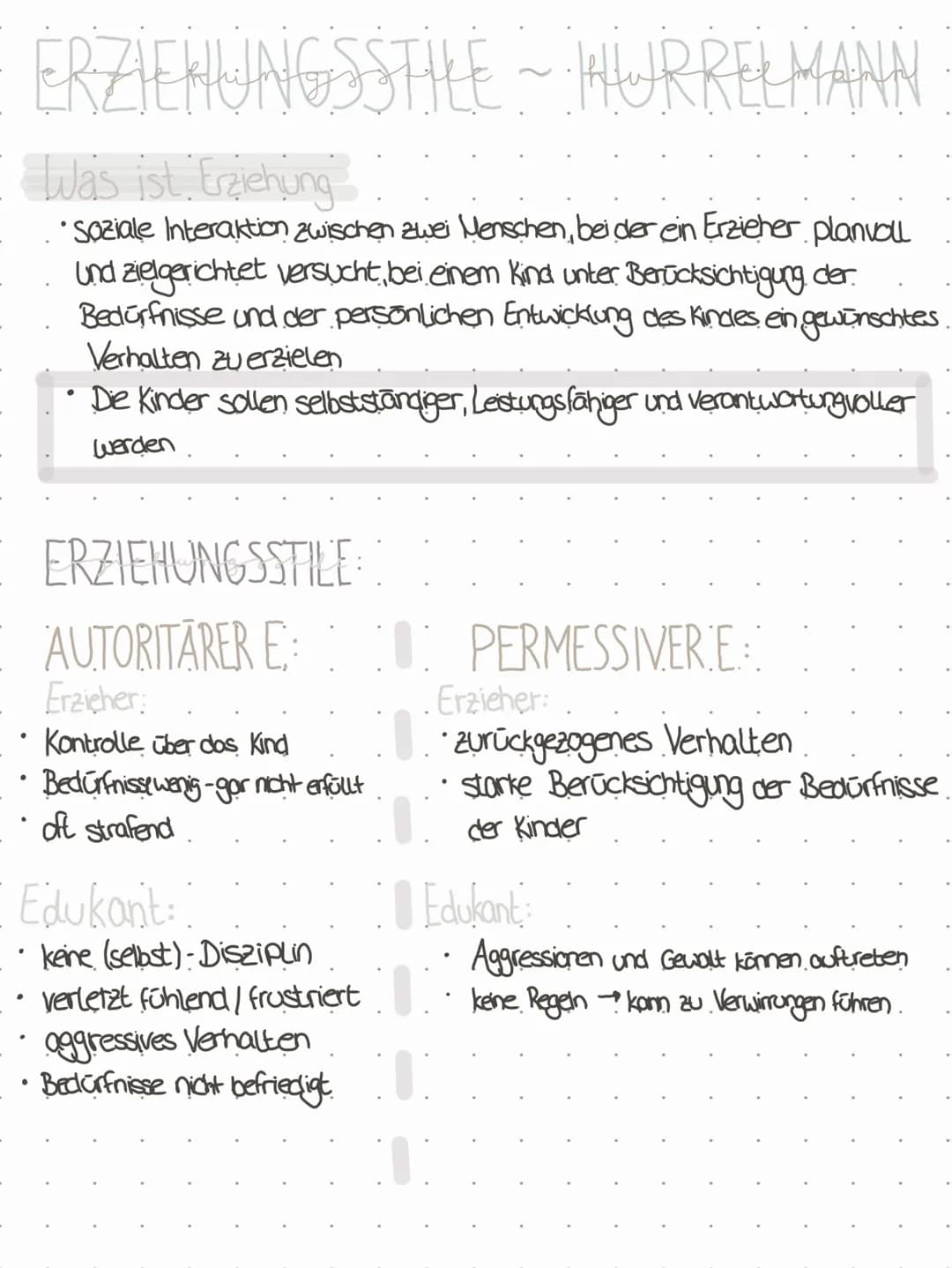 # ERZIEHUNGSSTILE ~ HURRELMANN
Was ist. Erziehung.
* Soziale Interaktion zwischen zwei Menschen, bei der ein Erzieher. planvall
Und zie