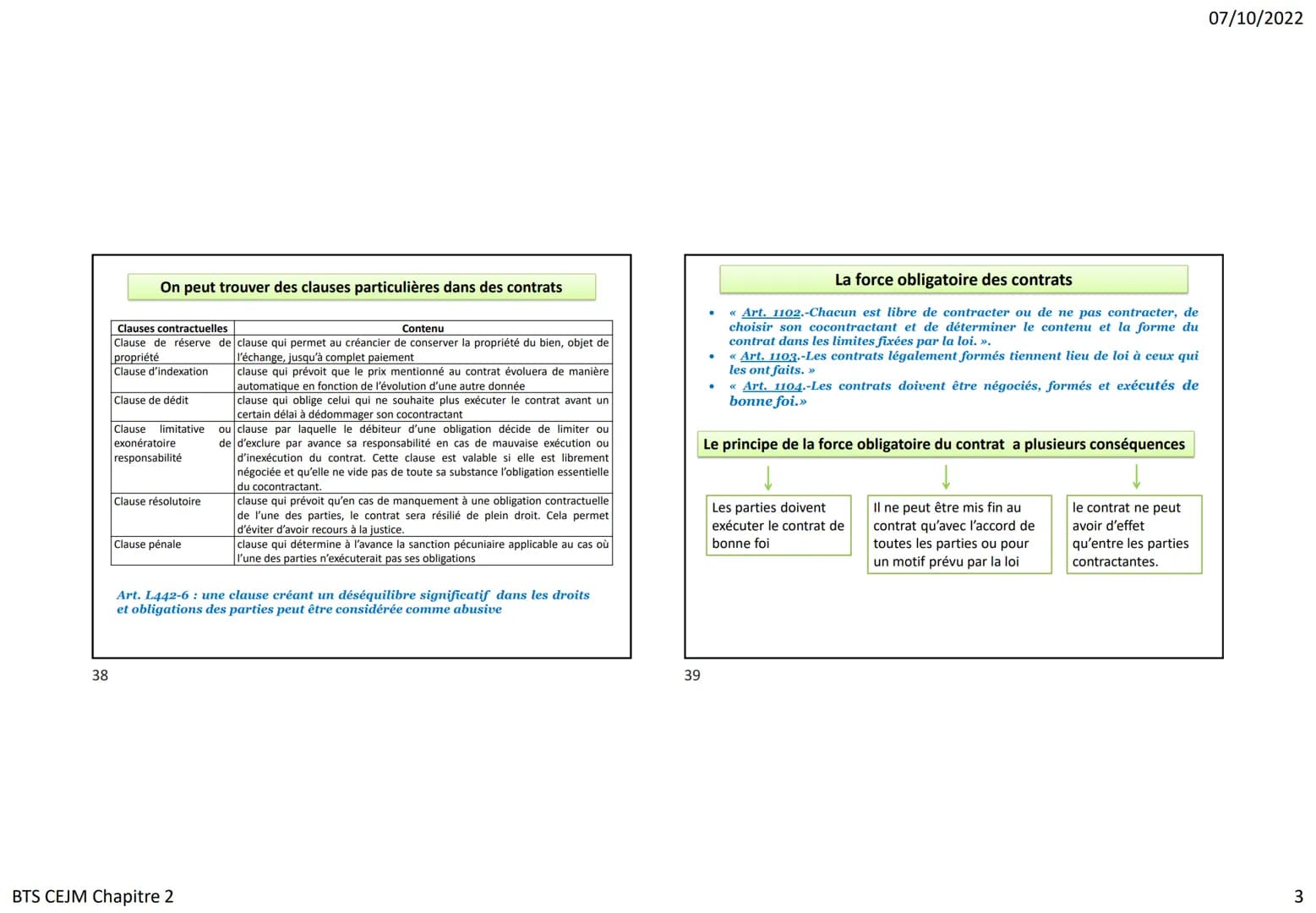 34
La négociation précontractuelle
Objet de la négociation = préparer les conditions essentielles d'un contrat entre
professionnels lorsqu