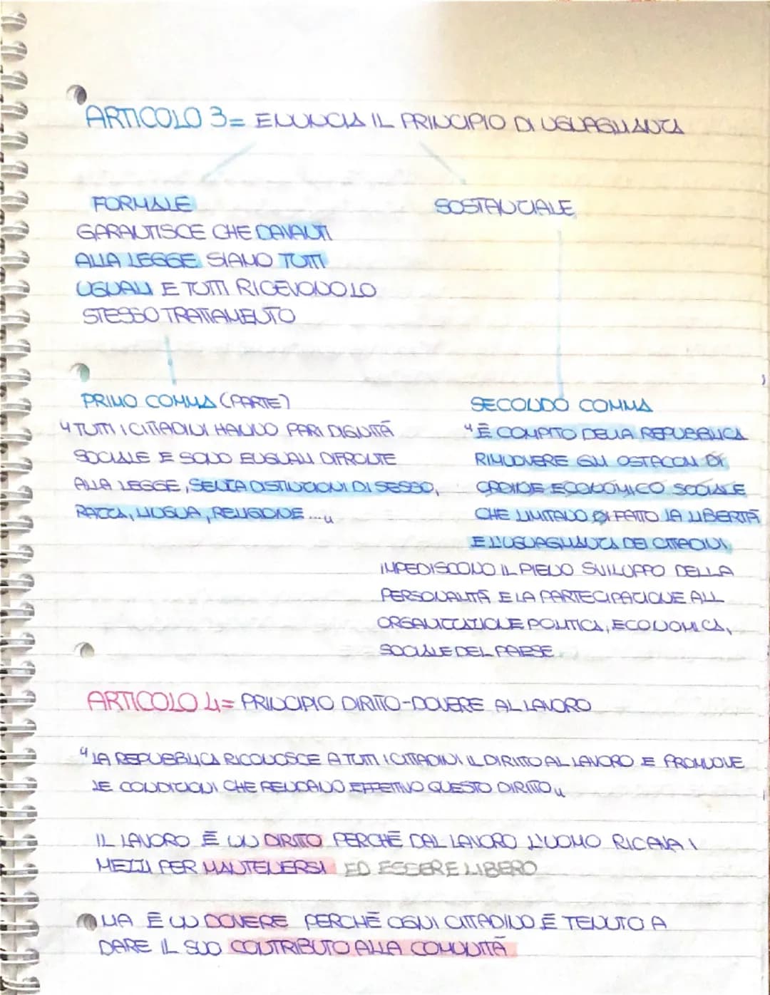 # I PRINCIPI FONDAMENTALI
OCRATICO
SINCIPIO DEMO
BBLICA DEN
ARTICOLO 1°= L'ITALIA É UNA REPUB
EMOCRATICA
FOUDATA SUL LAVORO. LA SOVRANITA
A