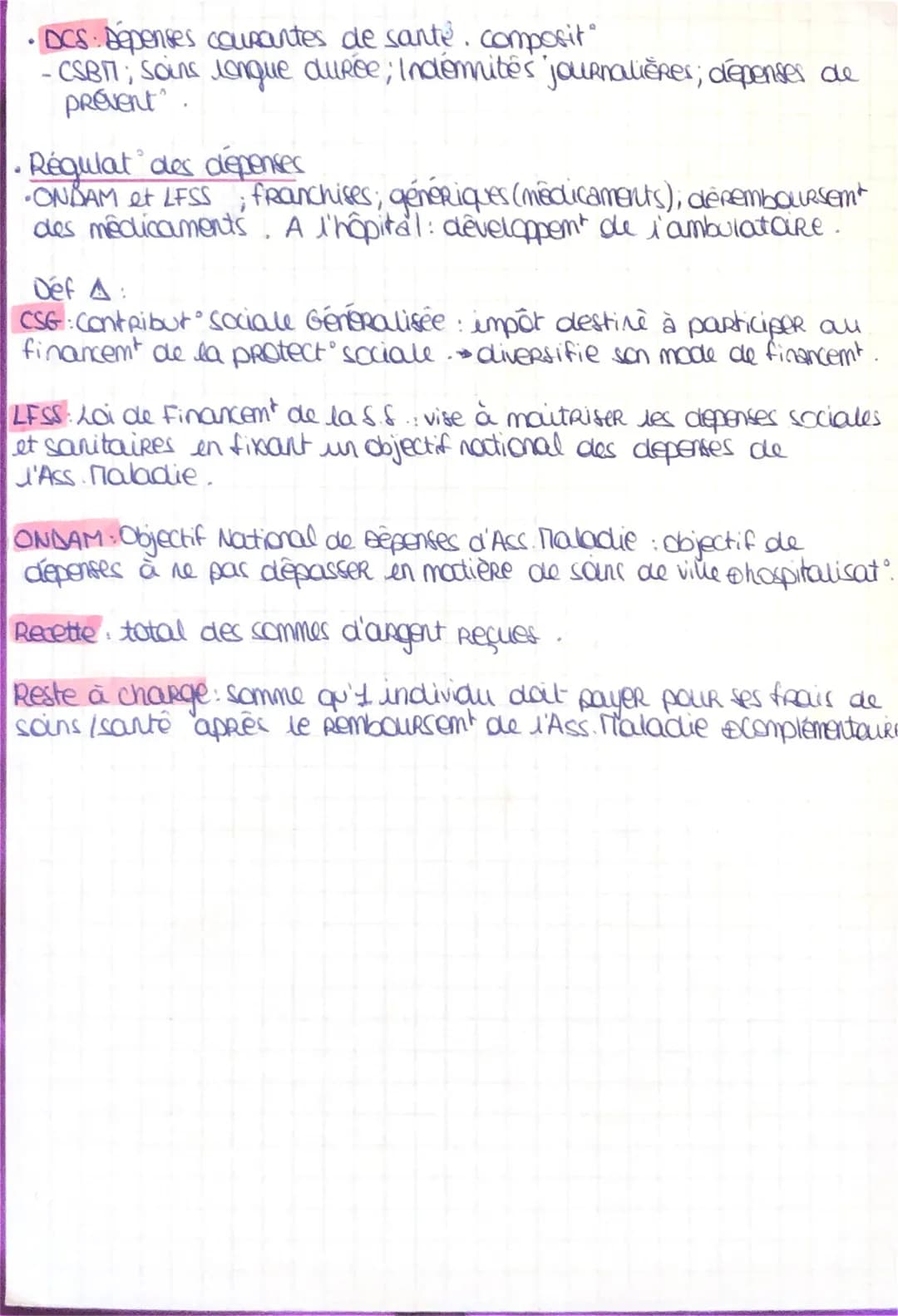 ST2S chap 3:
Le système de sante: ensemble de moyens visant à maintenir etlou à
Rétablir la santé dans sa globalite
Composantes:
-la deman