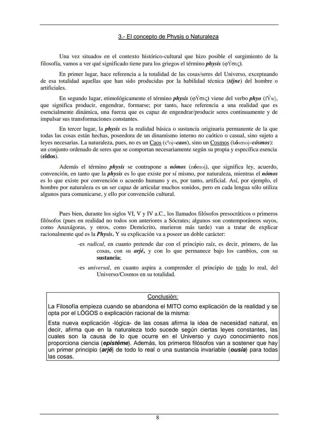 # HISTORIA
# DE LA
# FILOSOFÍA ÍNDICE GENERAL
Introducción
Introducción a la Historia de la Filosofía
Páginas....1-10
Índice de la Filosofía