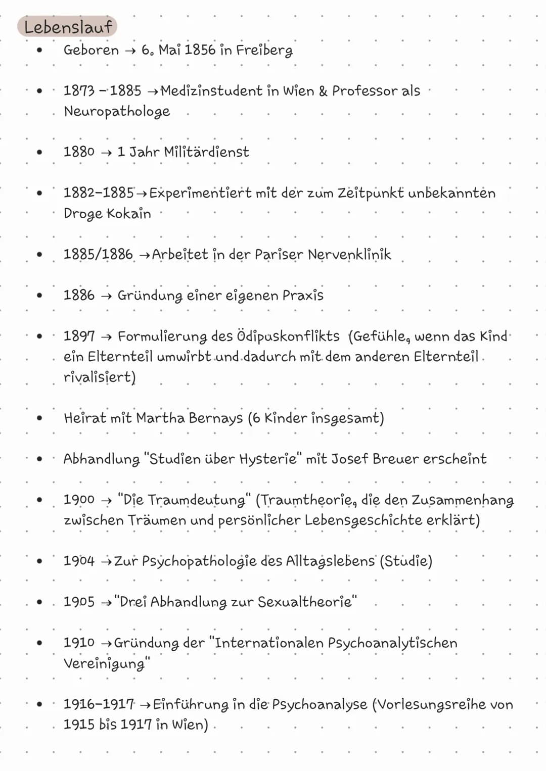 Lebenslauf
• Geboren→ 6. Mai 1856 in Freiberg
• 1873-1885 → Medizinstudent in Wien & Professor als Neuropathologe
• 1880 → 1 Jahr Militär