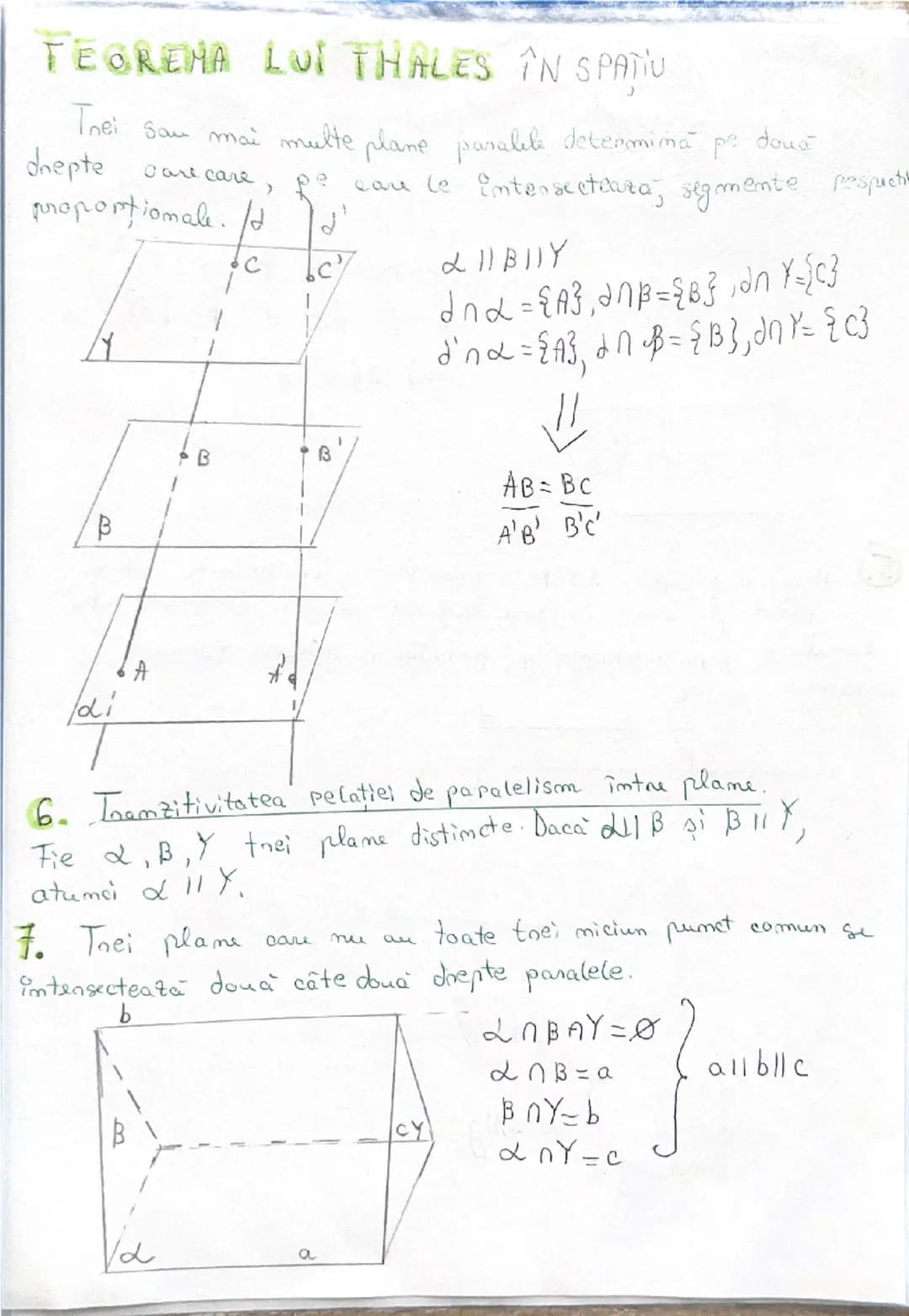 POZITURE REKREME A 2 PLANE
Pe
plane passéete
lele
Doua plame pot avea una
a) CONFUNDATE, - adica au în comun 3 puncte necolimiare,
XA
xC
XB