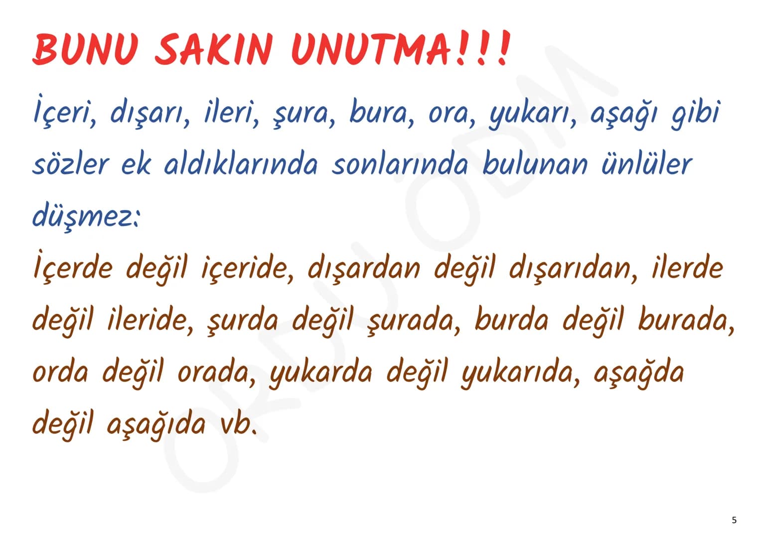 - YKS-TÜRKÇE
# SES BİLGİSİ
ORDU ÖDM # 1. Ünsüz Yumuşaması (Değişmesi)
p, ç, t, k ünsüzlerinden
biriyle biten sözcük ünlüyle
başlayan bir