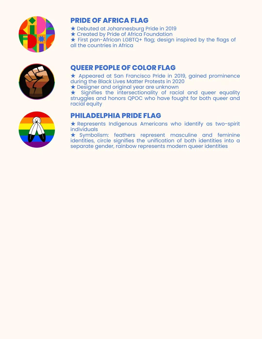 # LGBTQ+PRIDE FLAGS
## GILBERT BAKER PRIDE FLAG
★ Created in 1978 by Gilbert Baker at the request of Harvey Milk
★ Symbolism: hot pink repr