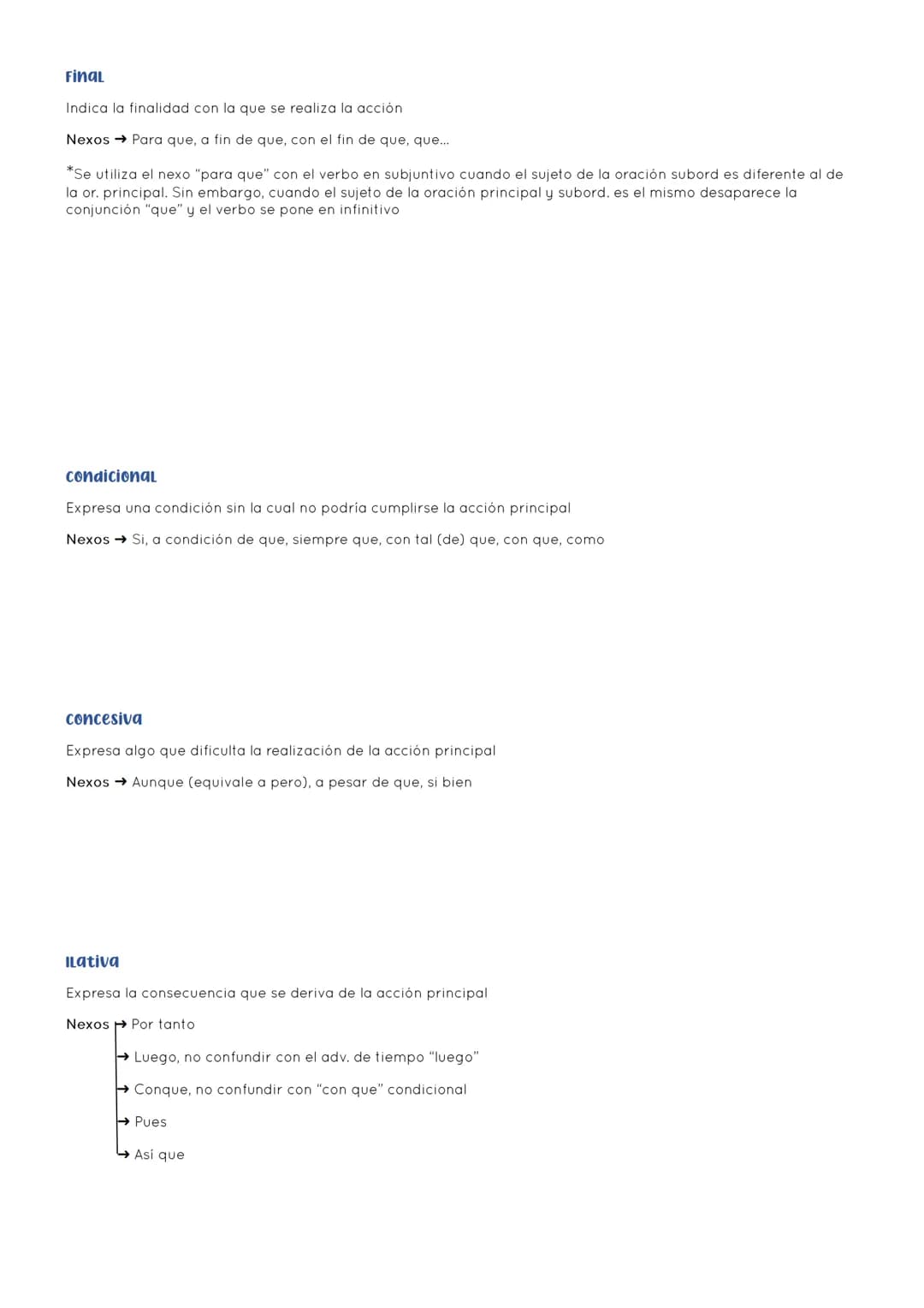 # LENGUA 1º PARCIAL 3ª EVALUACIÓN
# ORACIONES SUBORDINADAS ADVERBIALES
## Lugar
Informa del lugar donde sucede la acción principal
Nexo