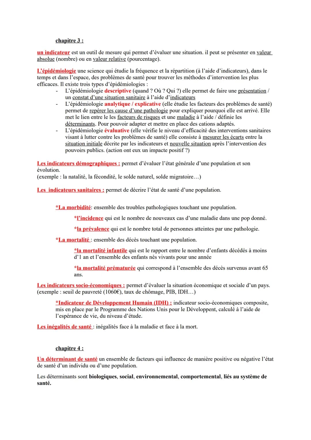 ### chapitre 1:
Définitions ST2S
Partie 1 - Première
Selon l'OMS, en 1946, la santé est << un état de complet bien-être physique, mental et