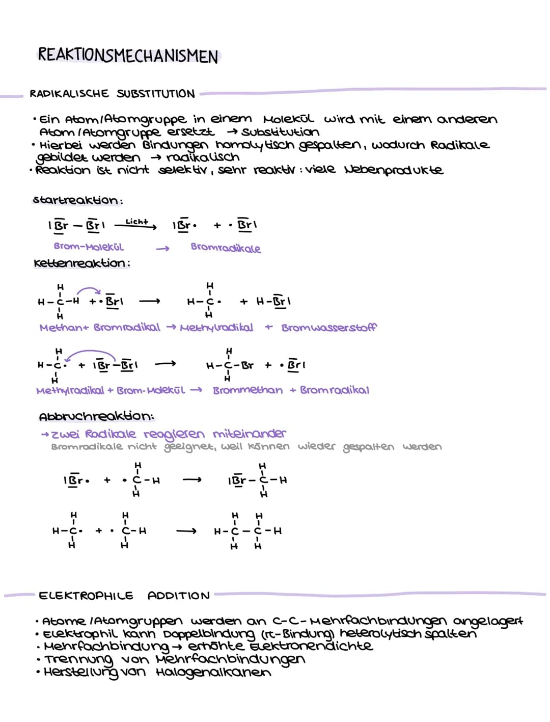 # ORGANISCHE CHEMIE
STOFFKLASSEN
-HOMOLOGE REIHE DER ALKANE-
ALKENE
Methan CH4 Bsp.:
Ethen C₂H₄H Kohlenwasserstoffe
Ethan C2H6 HHH Prop
