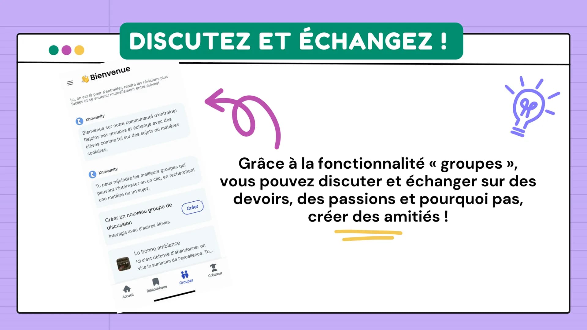 # KNOWUNITY
# C'EST QUOI ?
By @livy_study १९
KNOWUNITY
C'est tout d'abord une application
conçue pour aider des millions
d'étudiants pou