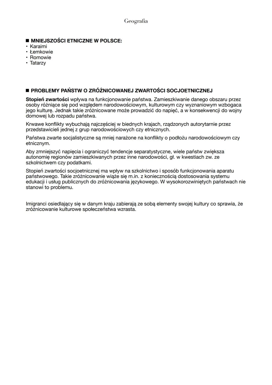 Geografia
Temat 5
■ Odmiany ludzkie
- Biała (europeidalna) - europejska; semicko-chamicka; indyjsko-irańska
- Żółta (mongoloidalna) - azj