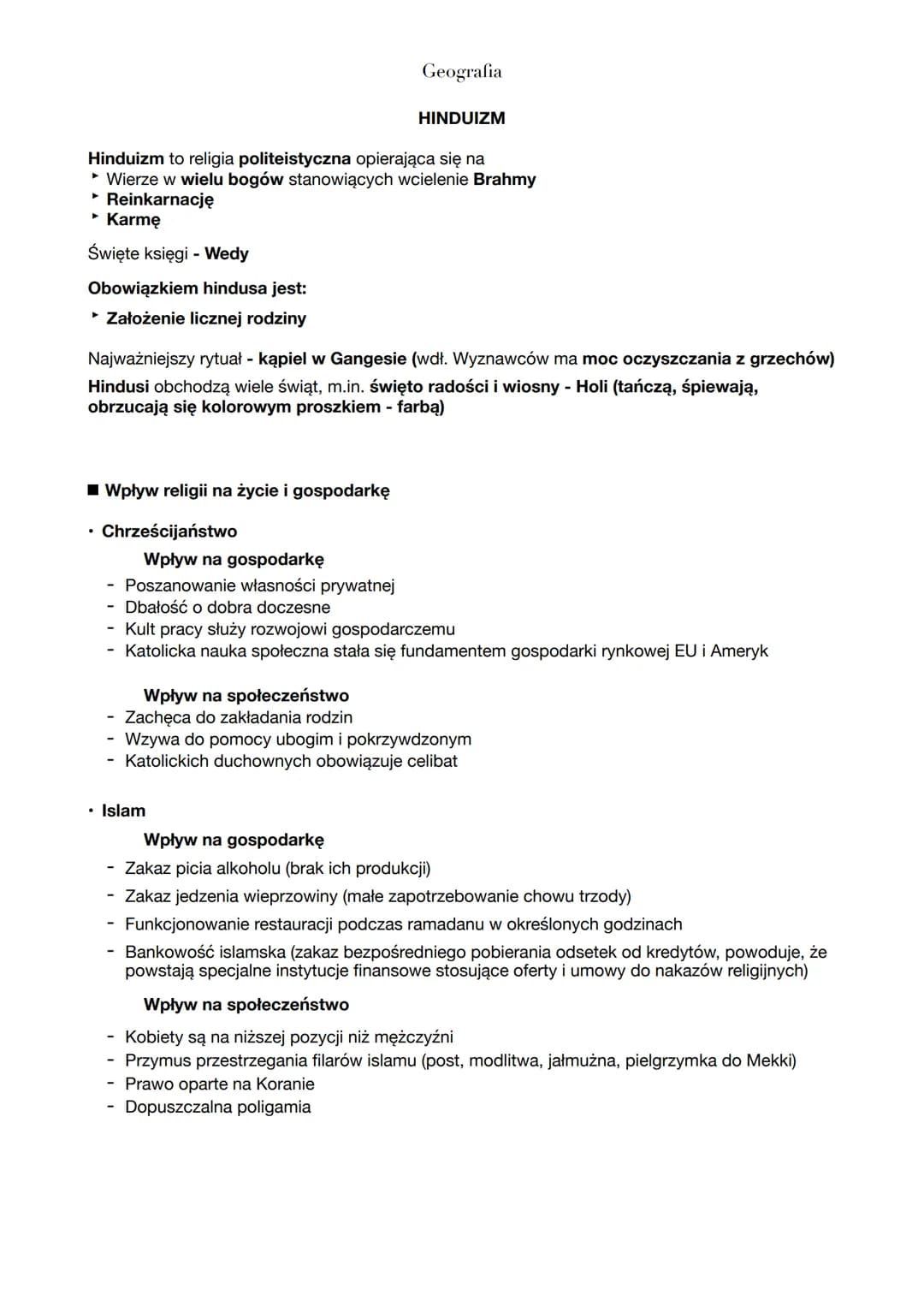 Geografia
Temat 5
■ Odmiany ludzkie
- Biała (europeidalna) - europejska; semicko-chamicka; indyjsko-irańska
- Żółta (mongoloidalna) - azj