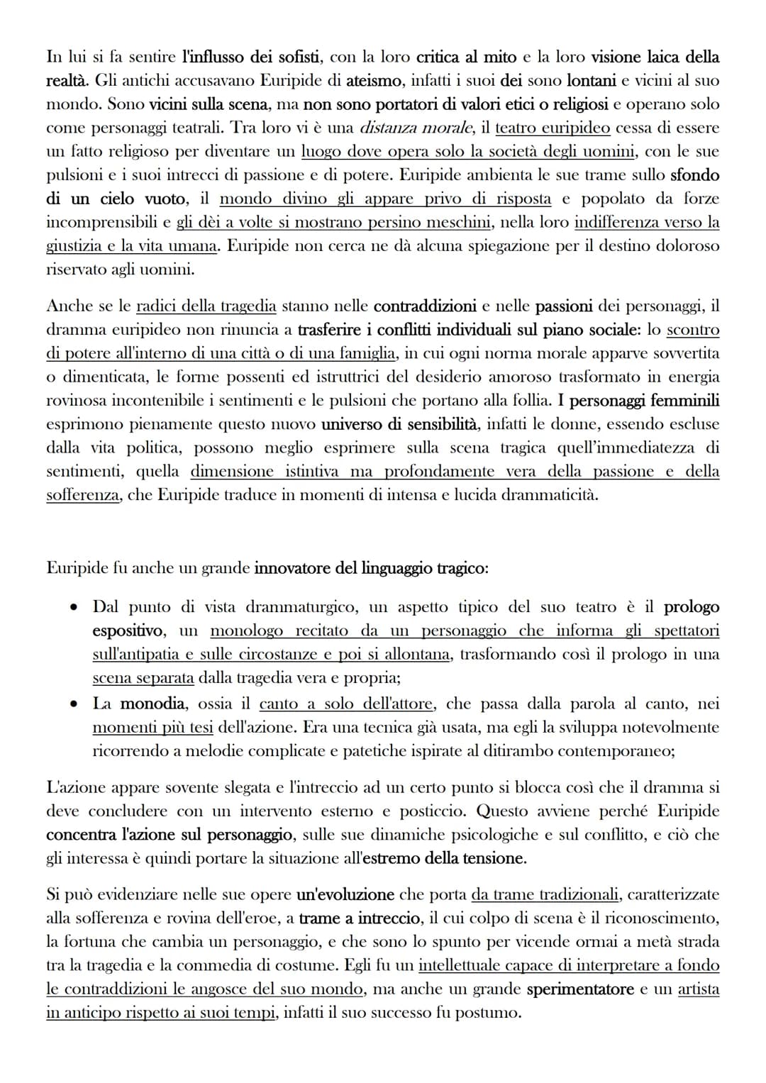 # EURIPIDE
Nasce a Salamina nel 480 a.C., ricevette un'educazione di alto livello, in quanto cresciuto in
una famiglia agiata. Si sa poco d