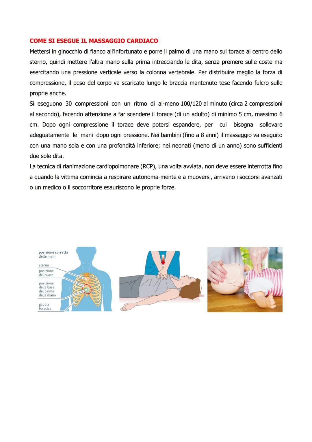 # Primo soccorso: interventi nelle emergenze e nelle urgenze
Il primo soccorso si propone di perseguire tre obiettivi fondamentali:
1. pres