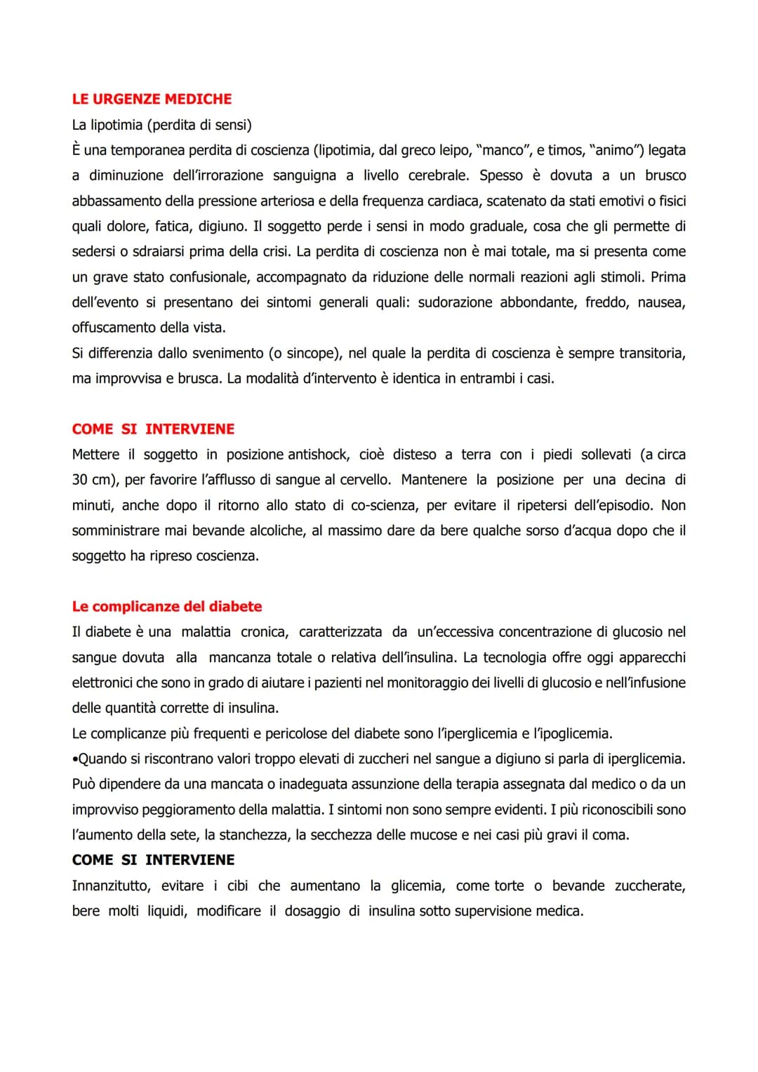 # Primo soccorso: interventi nelle emergenze e nelle urgenze
Il primo soccorso si propone di perseguire tre obiettivi fondamentali:
1. pres