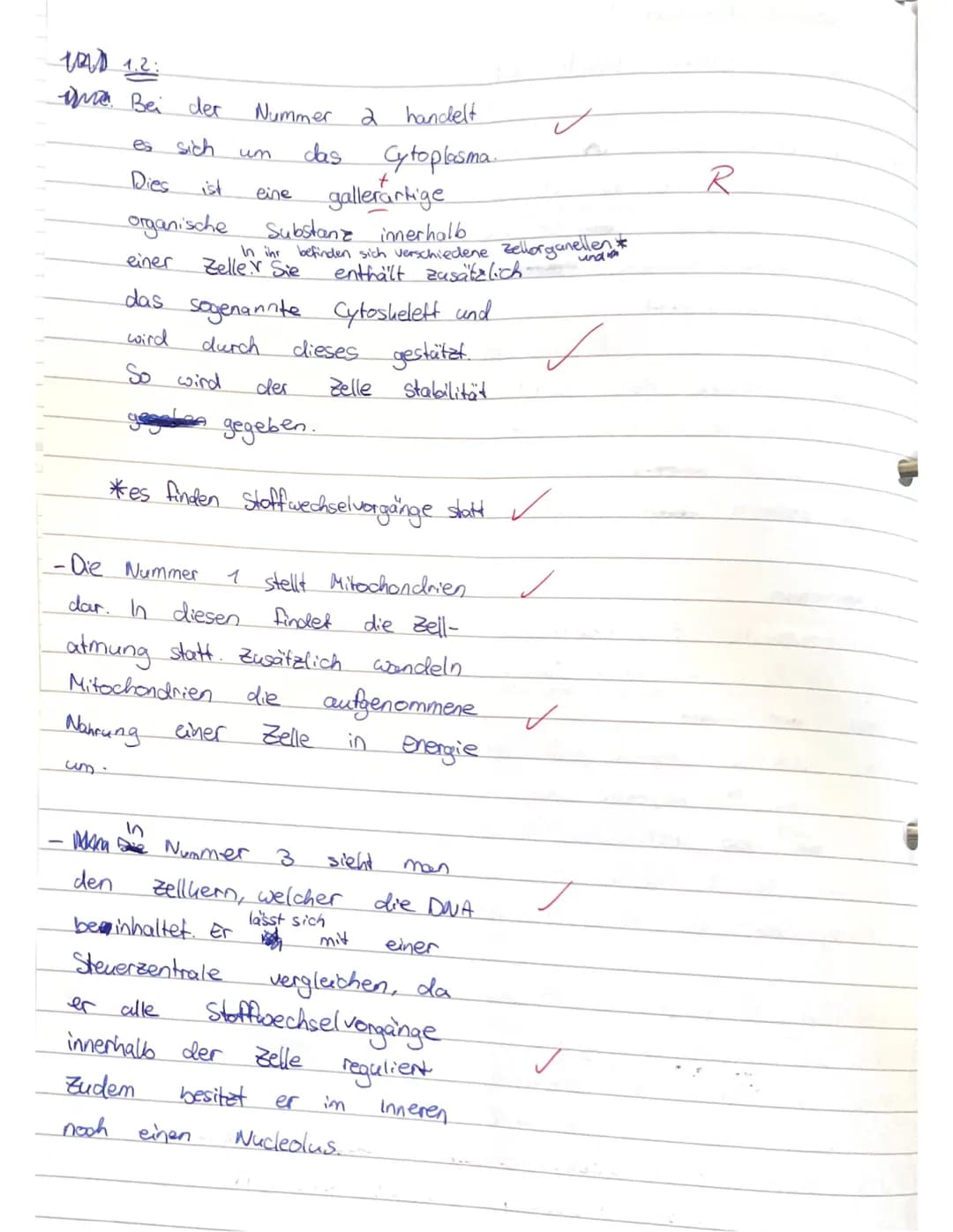 GK Biologie EF.1
Klausur
08.11.2021
Abi 2024
Aufgabe 1: Zellbiologie und Methoden der Zellforschung
1.1 In Material 1 sind drei verschiede