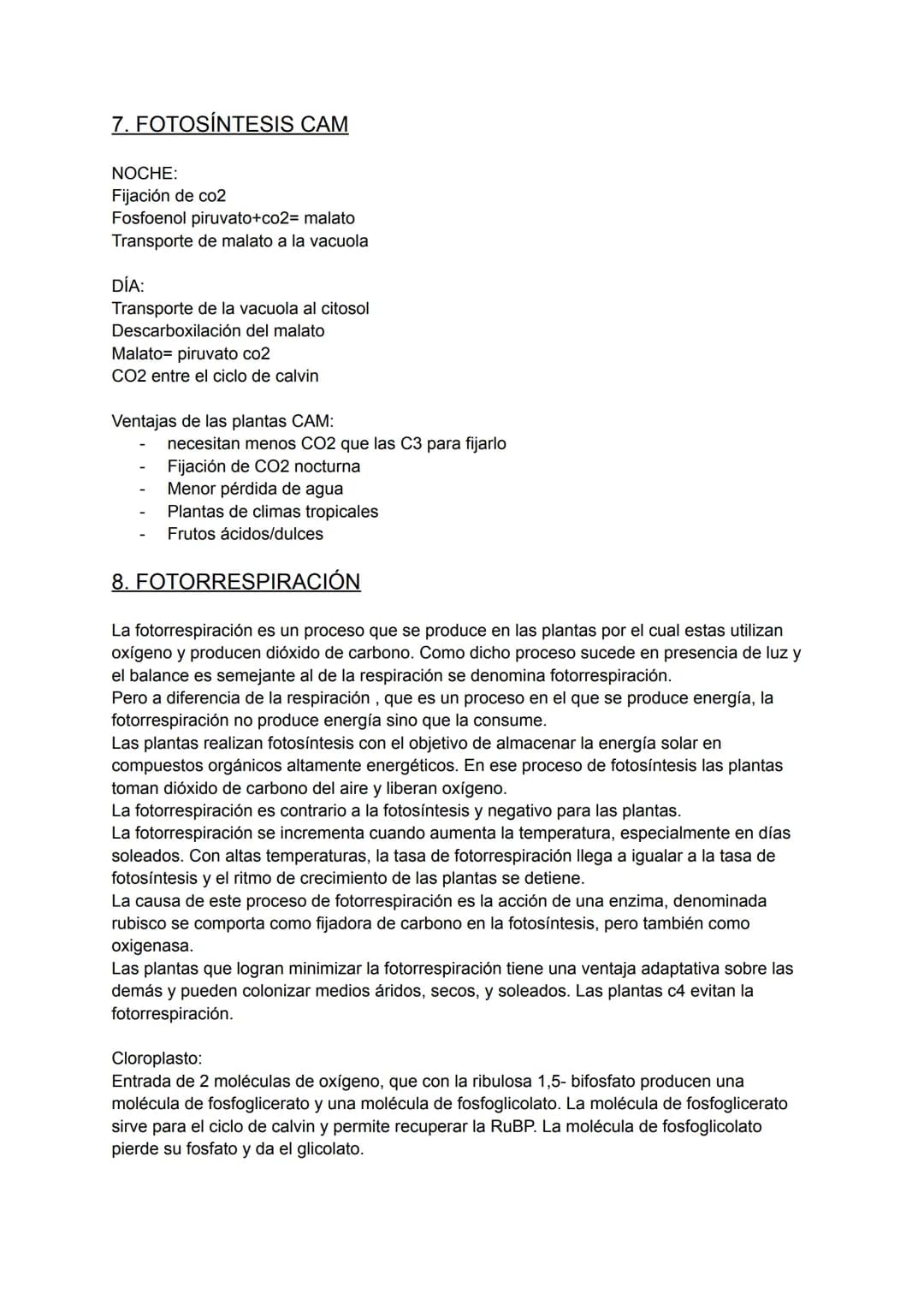 # TEMA 21. FOTOSÍNTESIS
1.CONCEPTO:
Conversión de energía luminosa en energía química para ser utilizada en la síntesis de
compuestos orgá