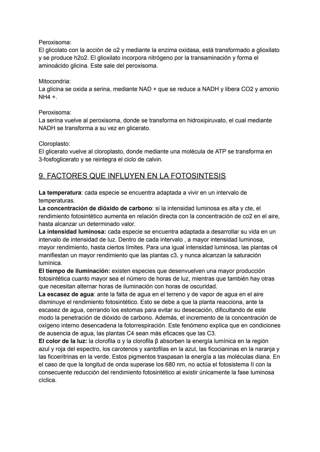 # TEMA 21. FOTOSÍNTESIS
1.CONCEPTO:
Conversión de energía luminosa en energía química para ser utilizada en la síntesis de
compuestos orgá